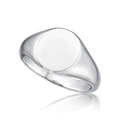 Picture of ALMOST ROUND SIGNET RING 11.2mm x 10.4mm
