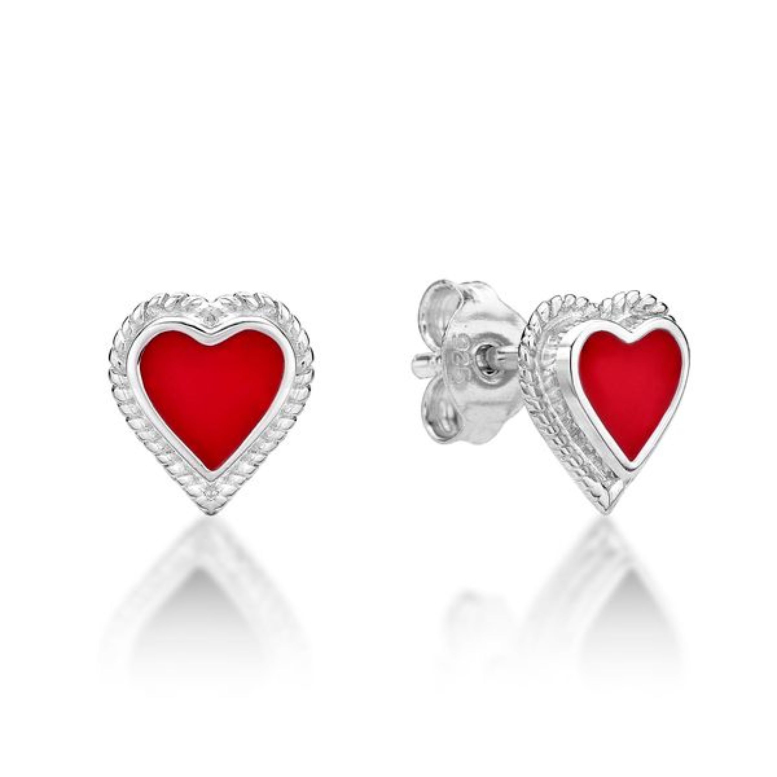 Picture of RED HEART STUDS WITH FAUX TWIST