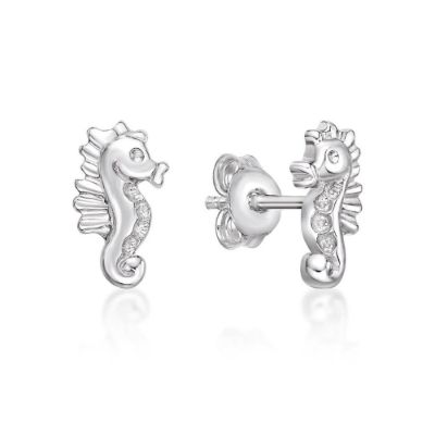 Picture of SHINY LITTLE SEAHORSE STUDS