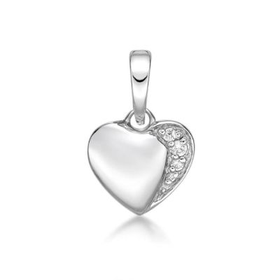 Picture of HEART PEND. ,3 x CZs, 8.5mm