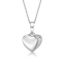 Picture of HEART PEND. ,3 x CZs, 8.5mm with chain