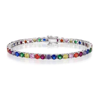 Picture of 4mm, TENNIS B'L 4 CLAW, RAINBOW, 18cm