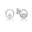 Picture of STUD, POLISHED CIRCLE, HEART CZ