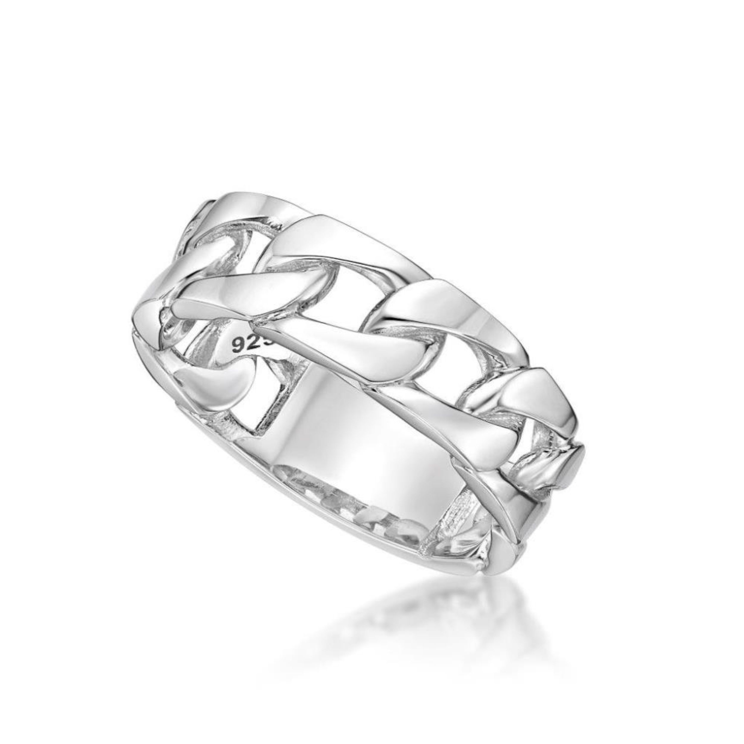 Picture of DIAMOND CUT CURB RING, 6.5mm