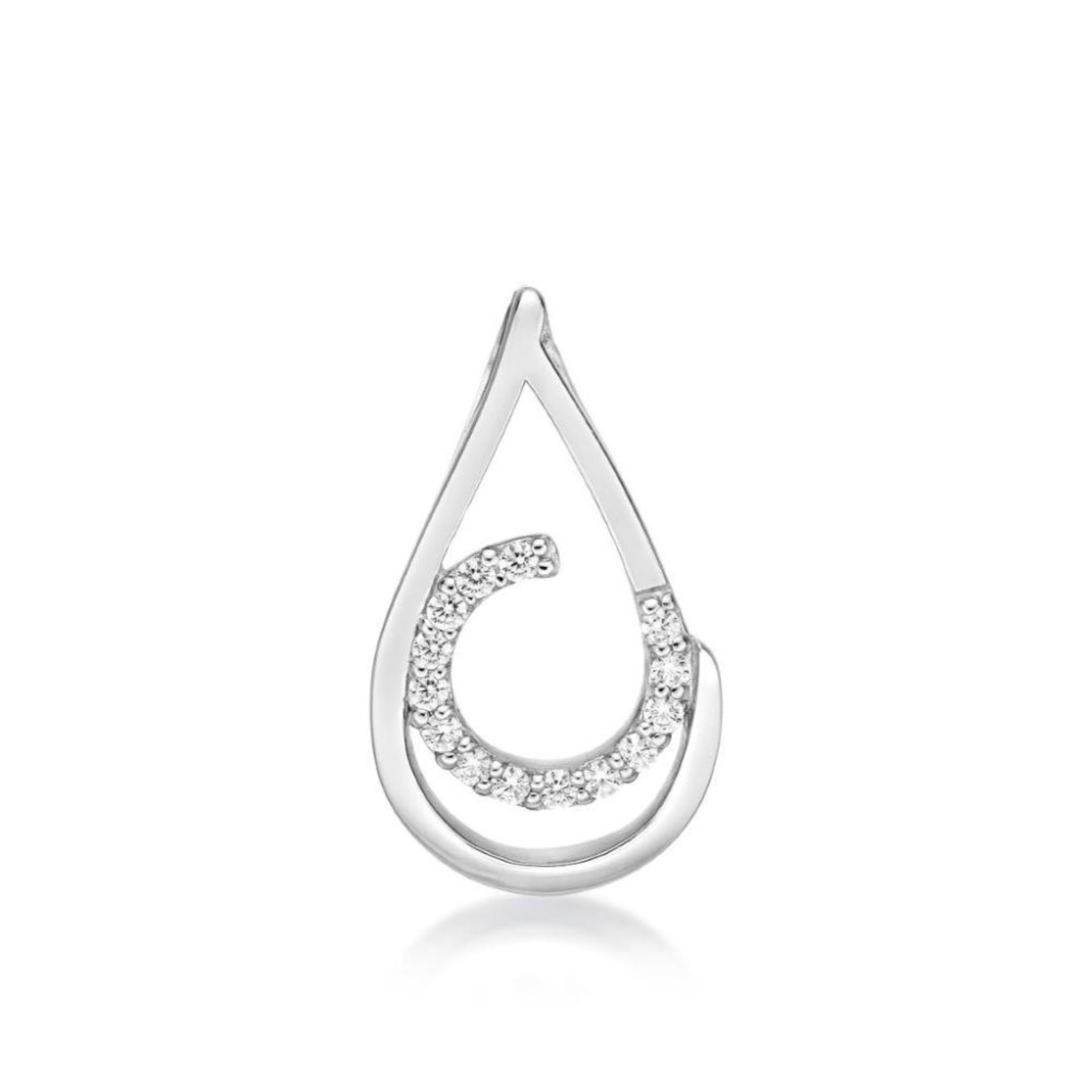 Picture of PEAR SHAPE SLIDER, BLING CURL