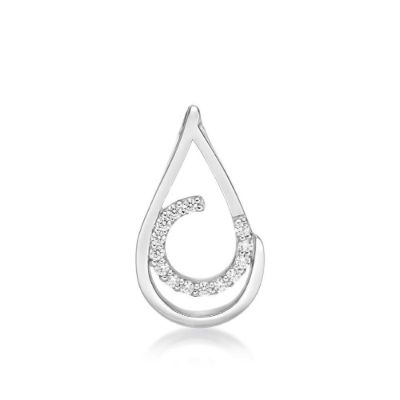 Picture of PEAR SHAPE SLIDER, BLING CURL