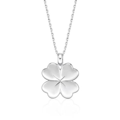 Picture of 4 HEART CLOVER PENDANT 15mm, with chain