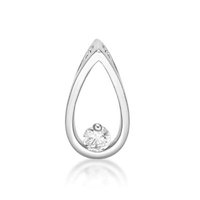 Picture of PEAR SHAPE SLIDER, 1xCZ, 13x7