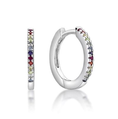 Picture of RAINBOW HUGGIE CLAW SET x20, 1.5 x 14.4 mm