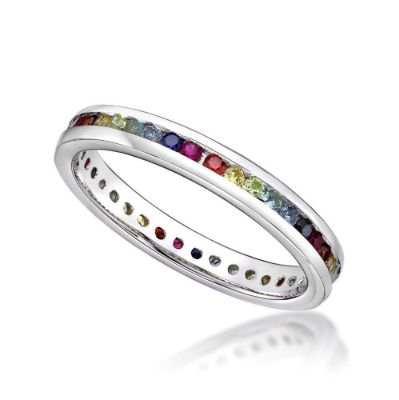 Picture of RAINBOW RING, WEDDER CHANNEL size #52
