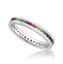 Picture of RAINBOW RING, WEDDER CHANNEL size #60