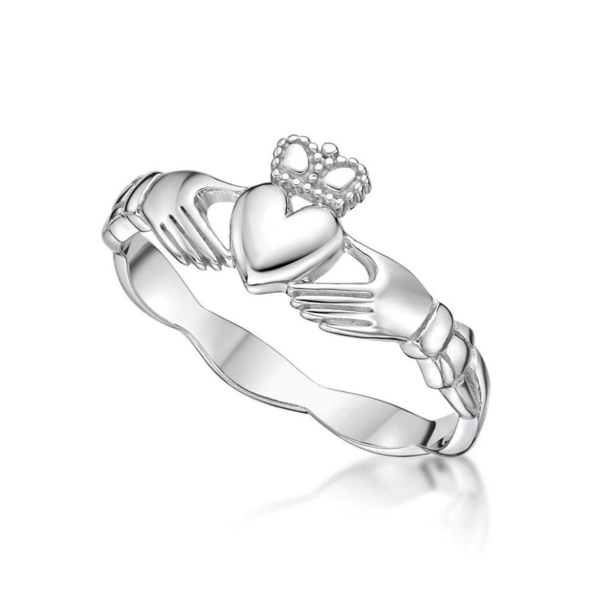Picture of CLADDAGH RING, WEAVE BAND