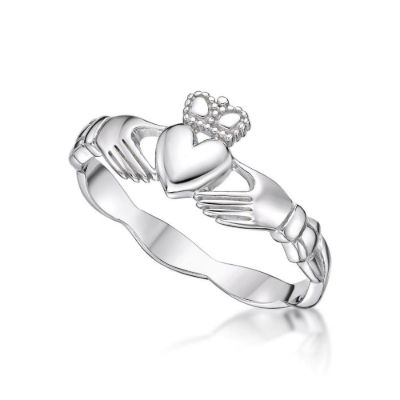 Picture of CLADDAGH RING, WEAVE BAND