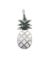 Picture of WHITE ENAMEL PINEAPPLE, CHARM