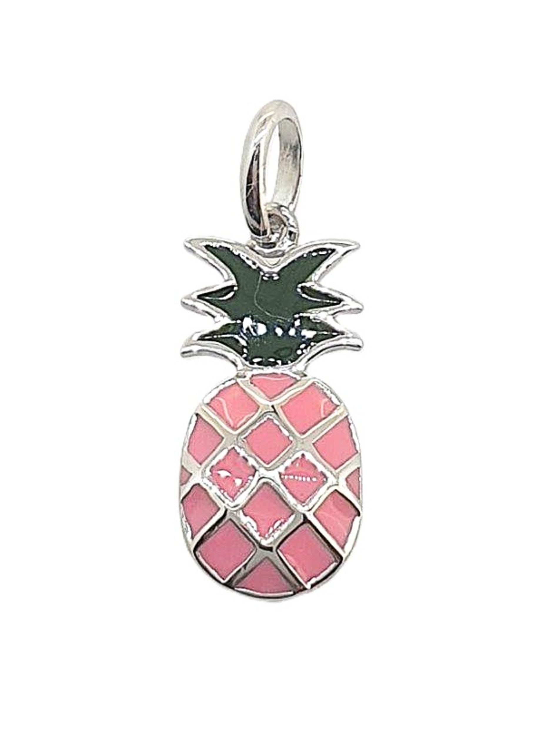 Picture of PINK ENAMEL PINEAPPLE, CHARM