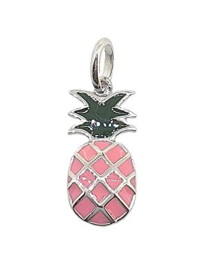 Picture of PINK ENAMEL PINEAPPLE, CHARM