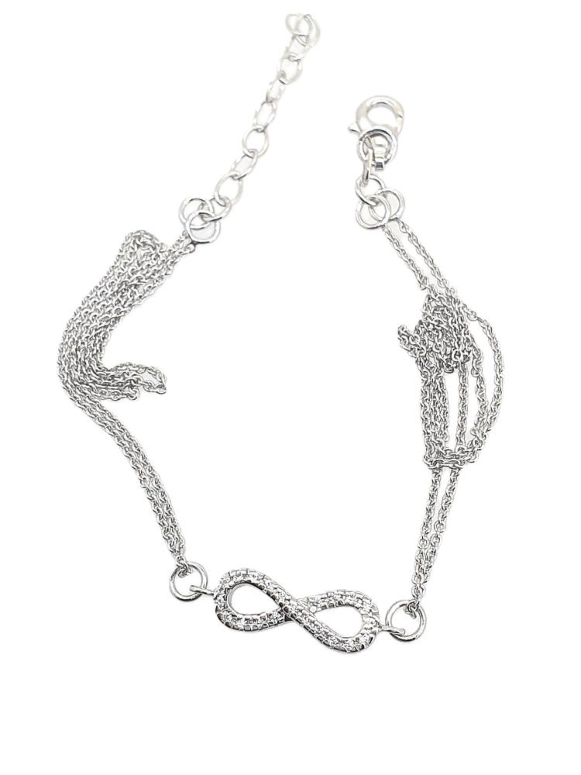 Picture of INFINITY ANKLET BRACELET 24+3cm
