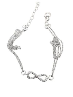 Picture of INFINITY ANKLET BRACELET 24+3cm