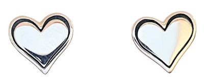 Picture of HEART WITH BORDER, STUDS, 10.8mm