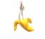 Picture of BANANA, CHARM, YELLOW ENAMEL SKIN