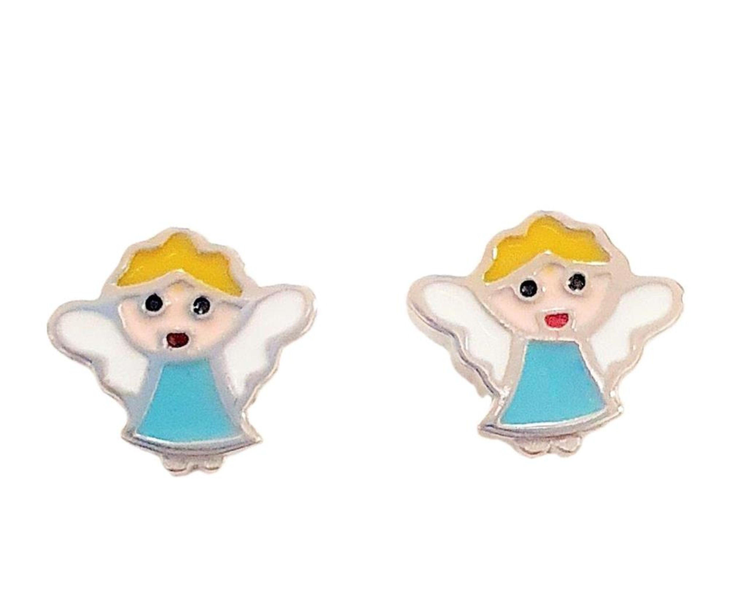 Picture of BLUE&WHITE ANGEL STUDS