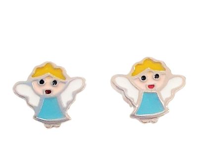 Picture of BLUE&WHITE ANGEL STUDS