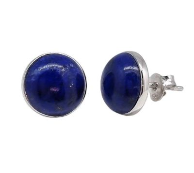 Picture of LAPIS, 10mm CABOCHON STUDS