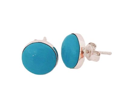 Picture of TURQUOISE, 10mm CABOCHON STUDS