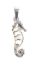Picture of SEAHORSE PENDANT, MOP INLAY, 20mm LONG