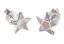 Picture of 5 POINT STAR EARRING, MOP INLAY, 8mm