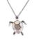 Picture of TURTLE PENDANT, MOP INLAY, 20mm LONG with chain