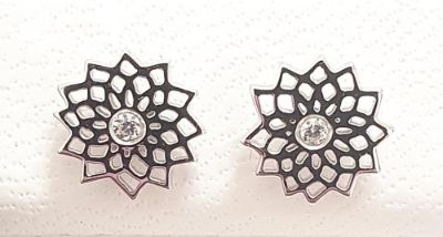 Picture of  RH.8mm FLOWER OF LIFE, CZ CTR
