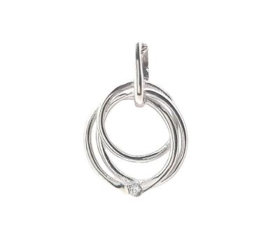 Picture of 3 LINKED RINGS, CZ. PEND.