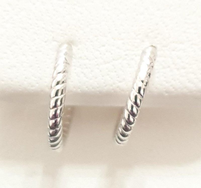 Picture of HUGGIE, POLISHED ROPE, 2x14mm