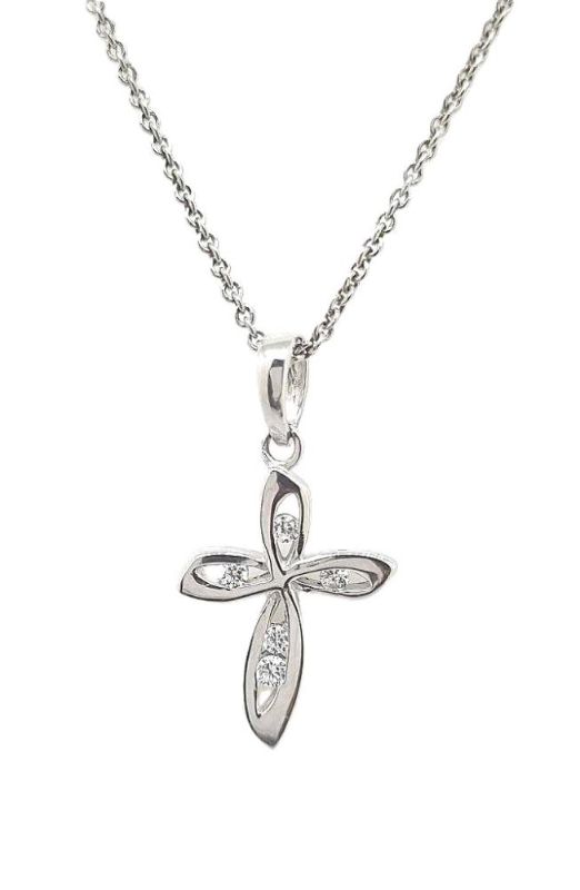 Picture of 11x15, 5CZ,CROSS with chain