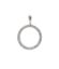 Picture of 15mm CZ CIRCLE OUTLINE PEND.