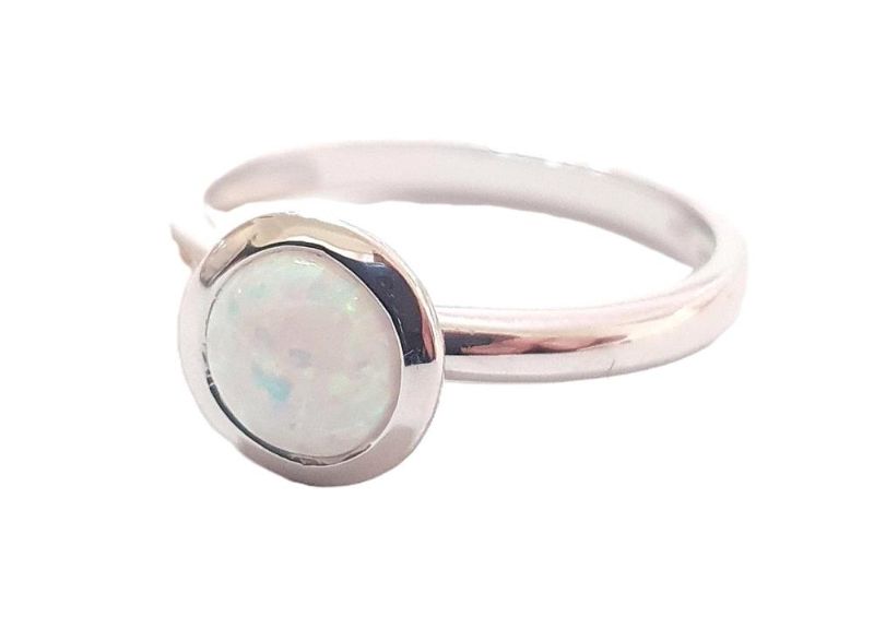 Picture of 6mm SYN OPAL, BEZEL RING