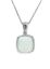 Picture of 12mm SYN OPAL CUSHION BEZEL PEND, with chain