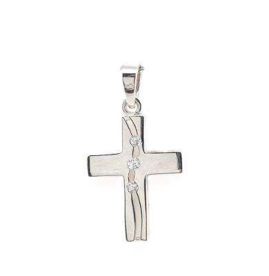 Picture of 13x15, POLISHED CROSS, 3xCZ FISSURE
