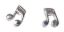 Picture of MUSICAL NOTES, STUDS