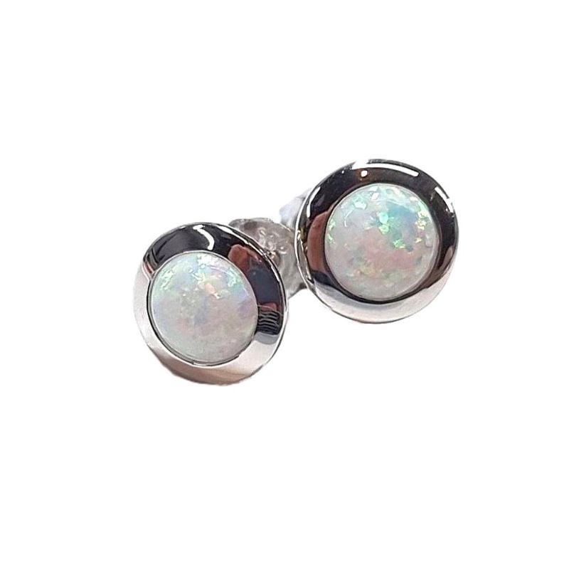 Picture of 6mm SYN OPAL, BEZEL STUDS