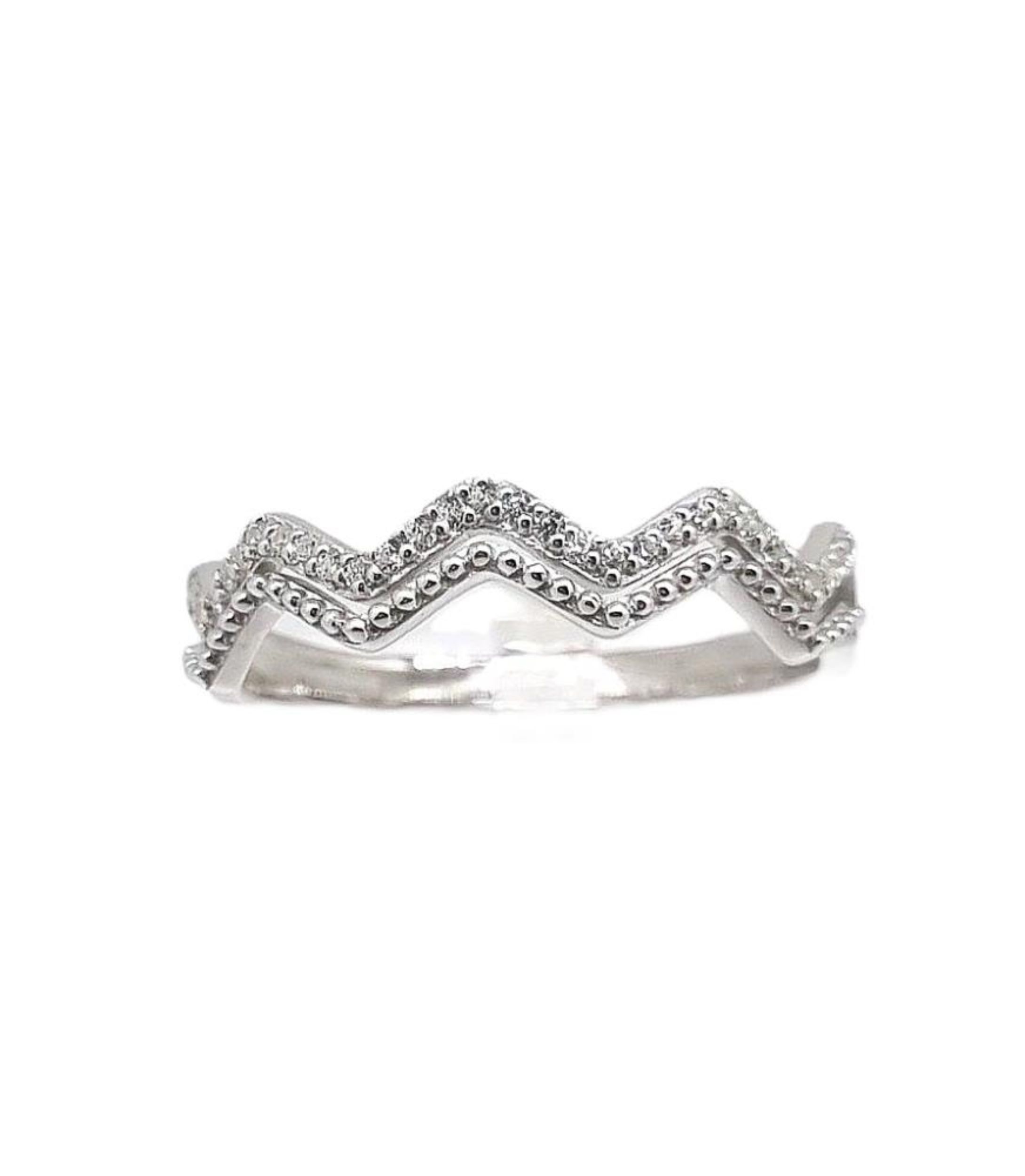 Picture of PARALLEL ZIG ZAG RING