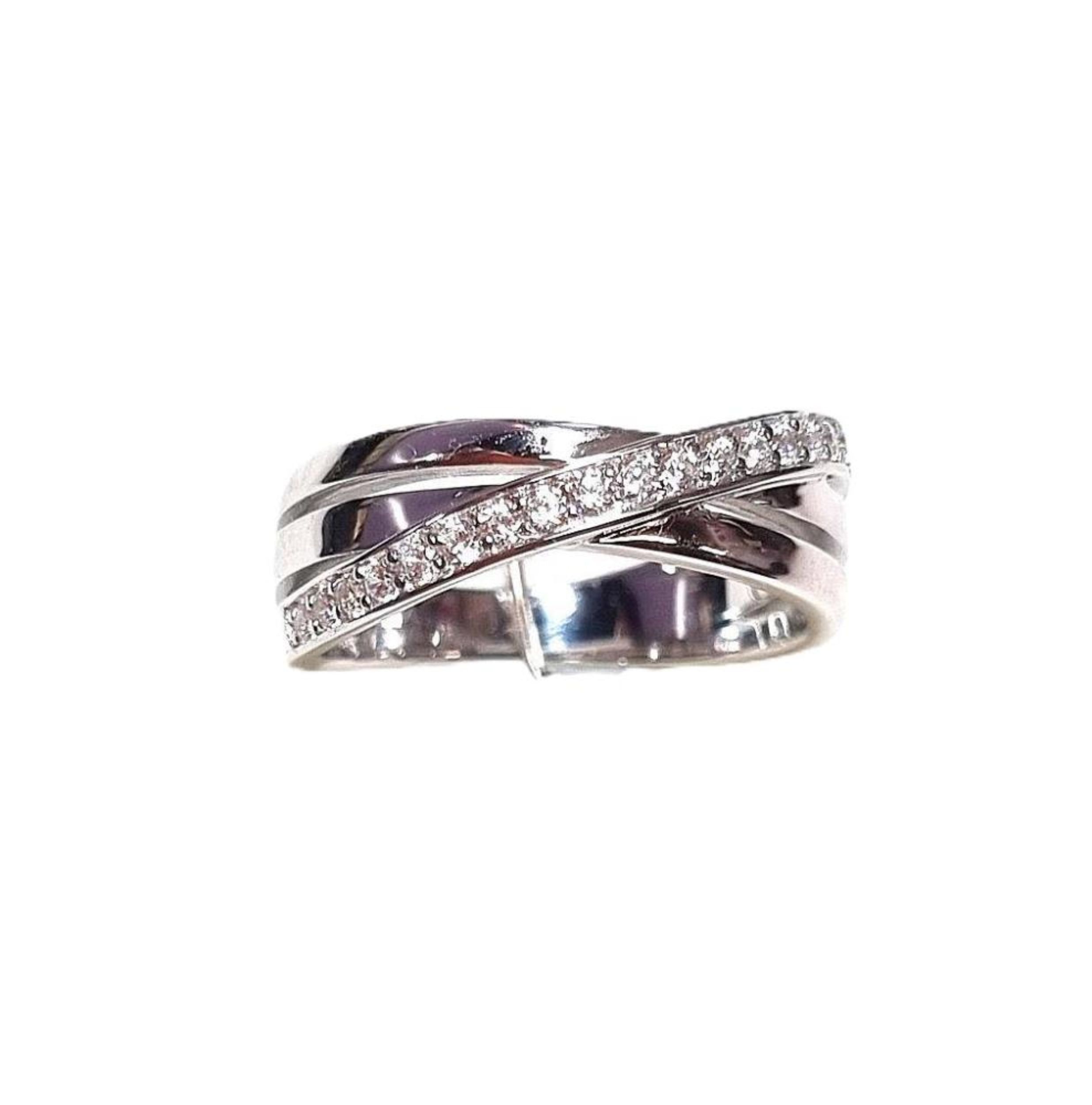 Picture of CZ WRAP OVER THREE BAND