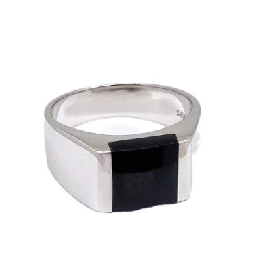 Picture of UNISEX 9x9 ONYX INLAY, BROAD SHOULDERS