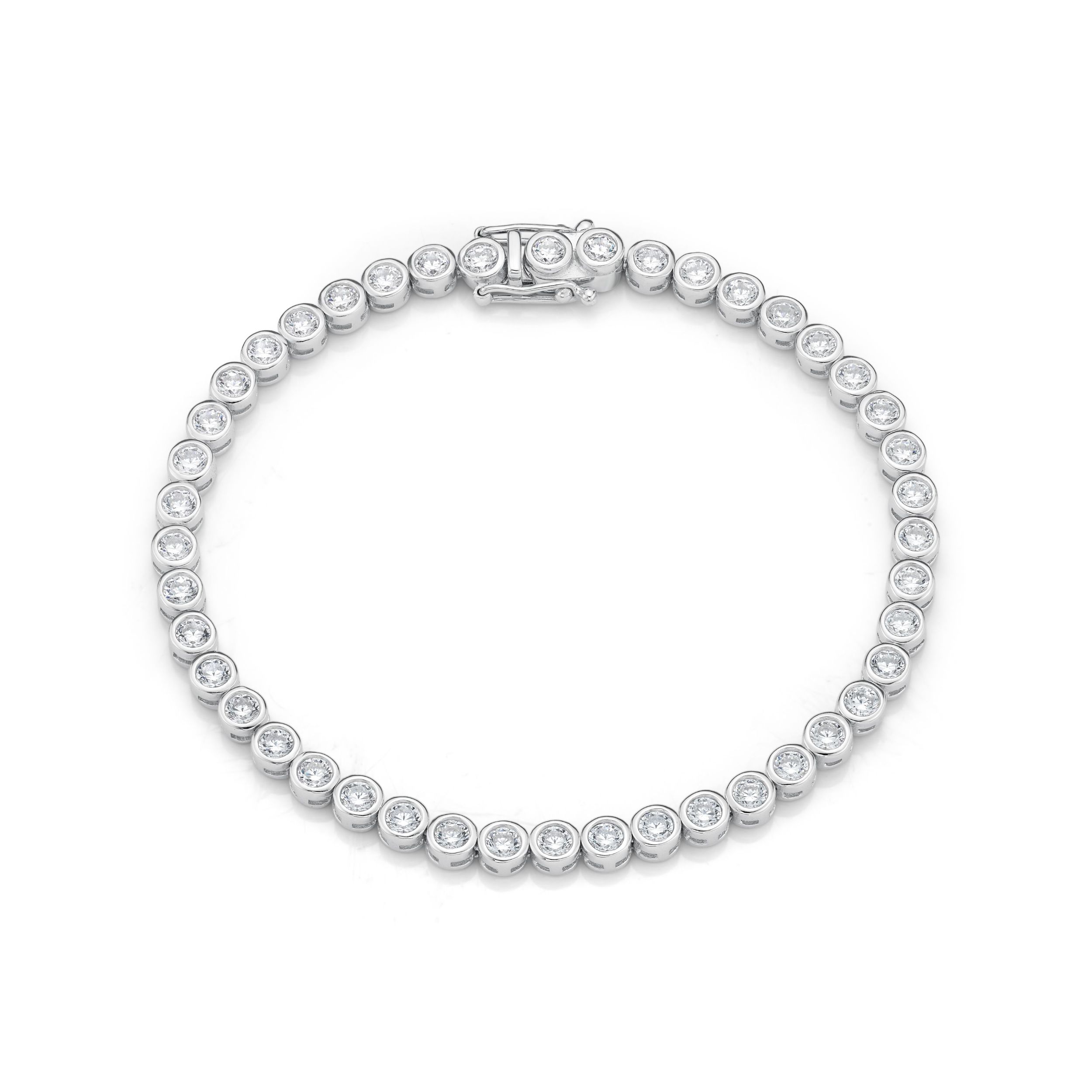 Picture of 3mm TENNIS B'L WHT BEZEL, 18cm
