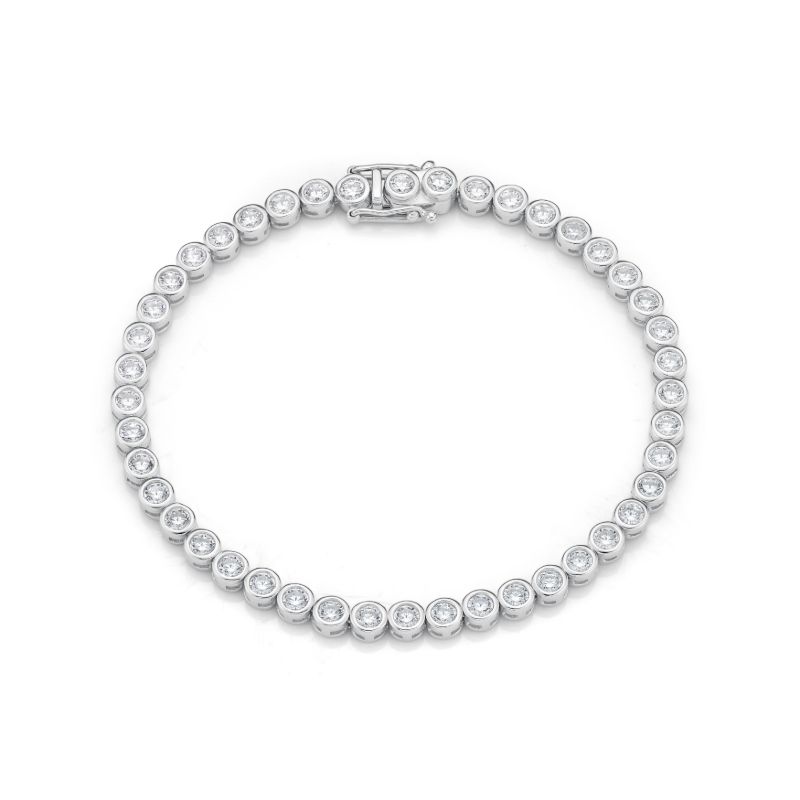 Picture of 3mm TENNIS B'L WHT BEZEL, 18cm