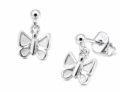 Picture of BUTTERFLY BALL STUDS, MATT WINGS